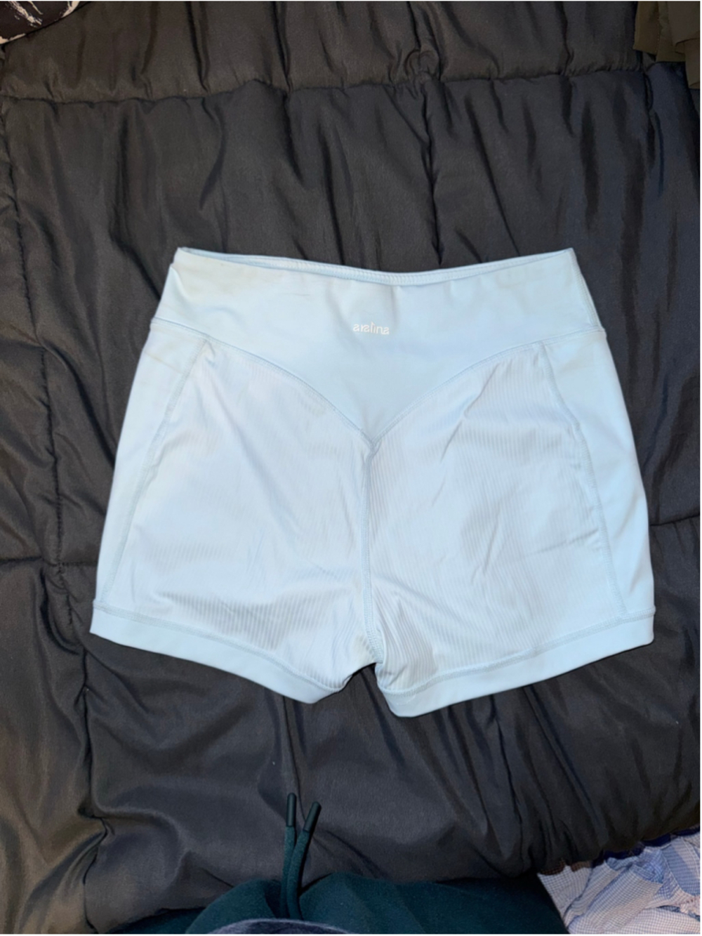 Women's Aralina Bike Shorts Size S Light Blue - Picture 2 of 4